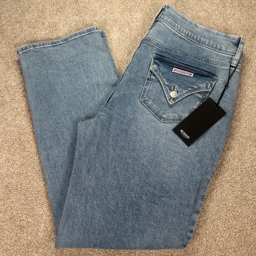 Hudson Jeans Size 12 Light Wash‎ Bootcut Flap Pocket Denim Womens